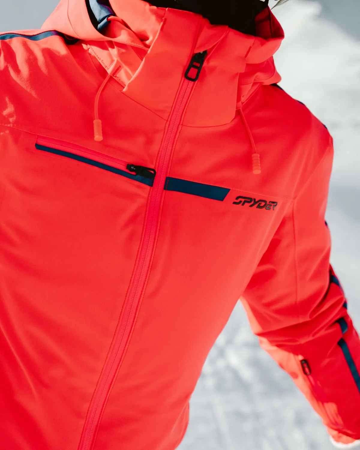 Spyder Titania skijakke dame electric coral 30K