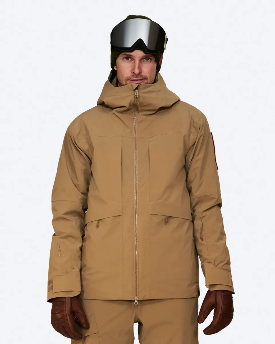 The Mountain Studio Z-5 skijakke Otter-Grenadine isolert