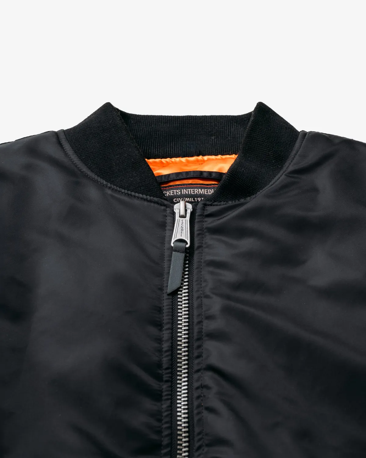 Schott NYC 9628 MA-1 flyjakke svart – nylon