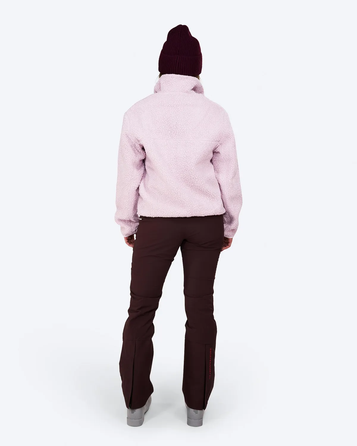 The Mountain Studio E-9 W fleecejakke dame Lilac Snow ull