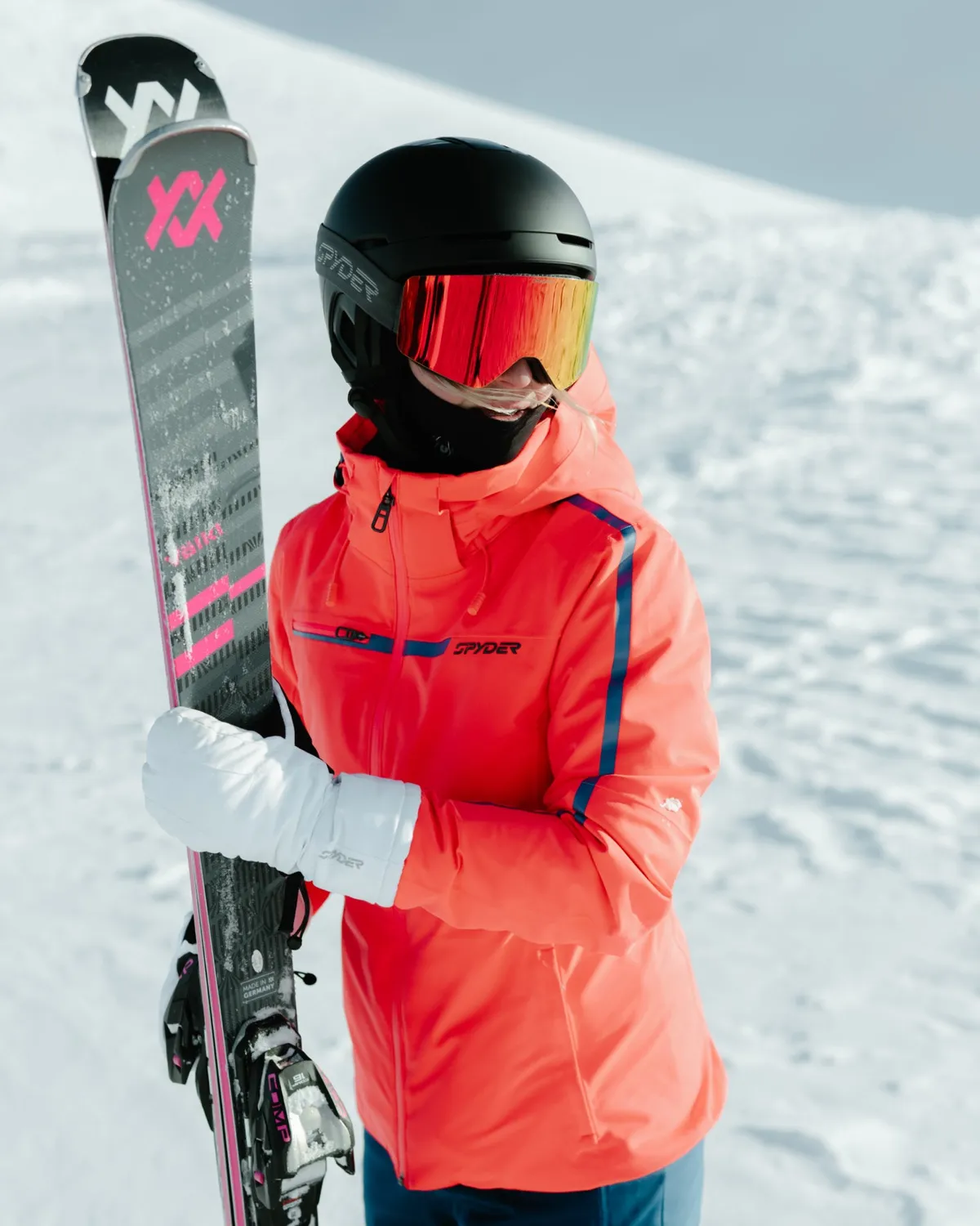 Spyder Titania skijakke dame electric coral 30K