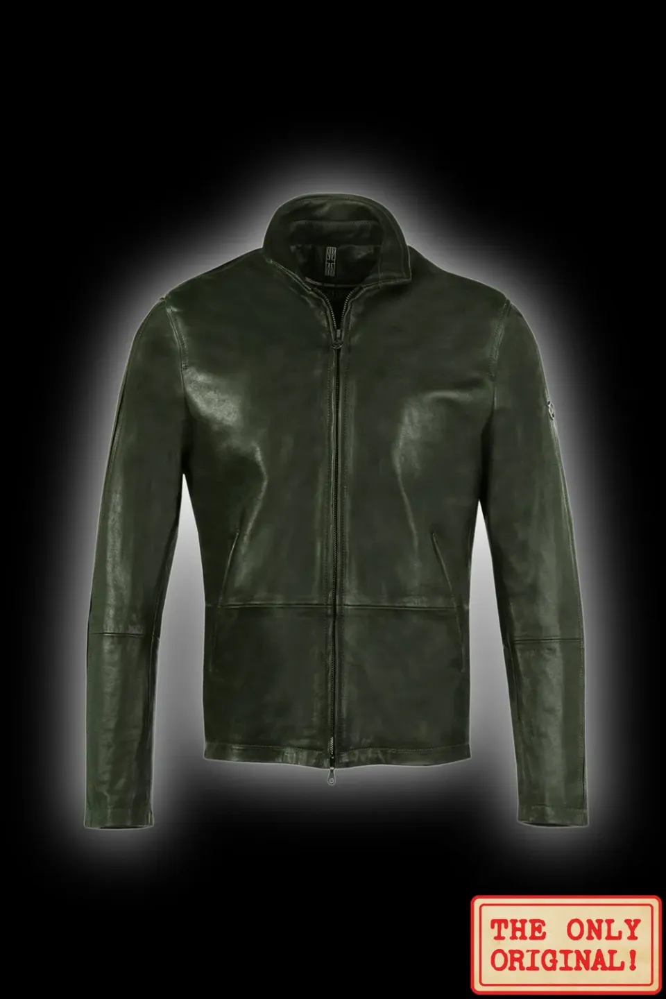 Matchless Mission Action Blouson skinnjakke british green nappa