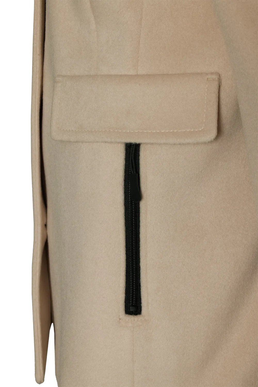 Danwear Windfield Jade vinterjakke Sand ullmiks