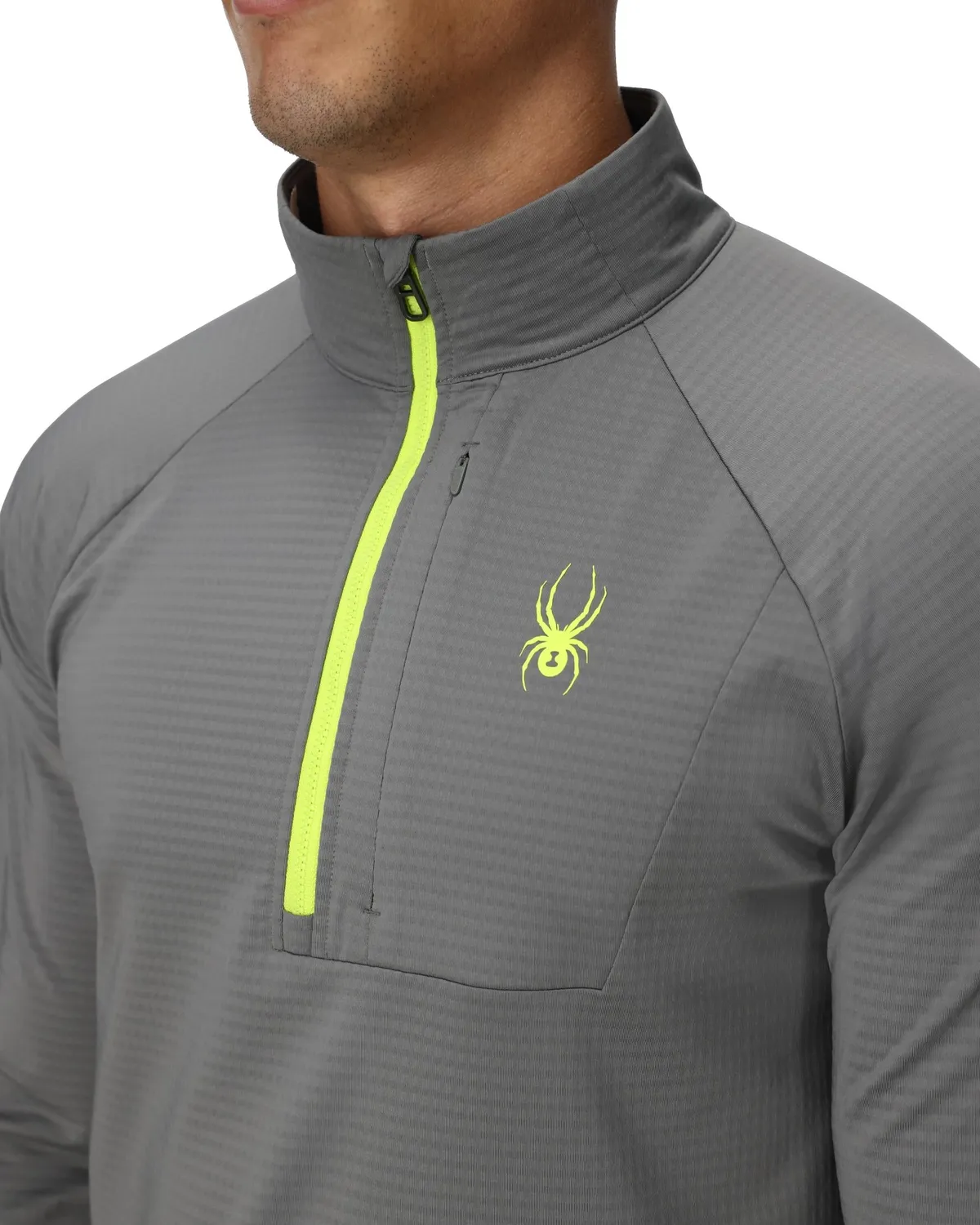 Spyder GridWeb fleece herre storm halv glidelås