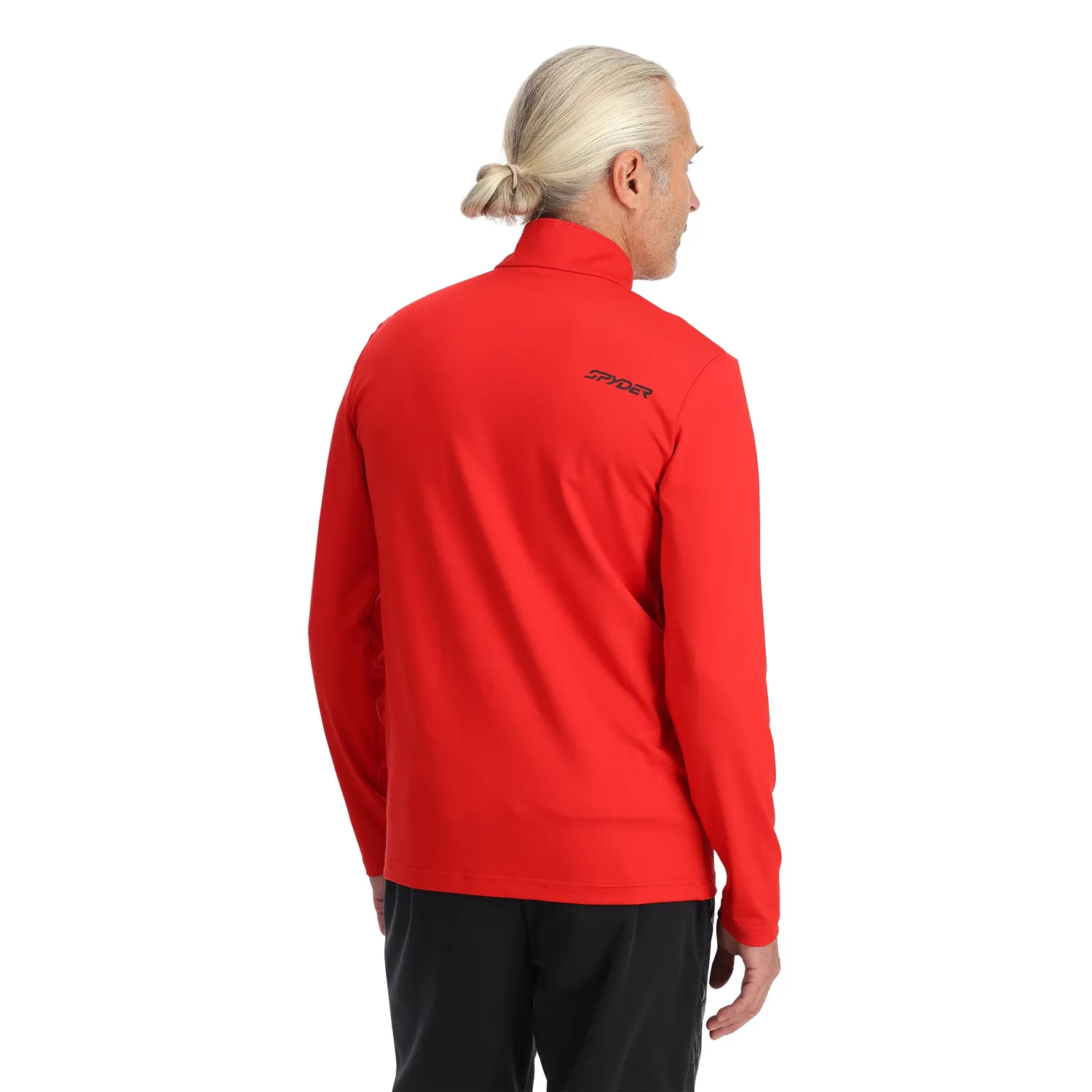 Spyder Prospect Half Zip T-Neck genser rød UPF50+