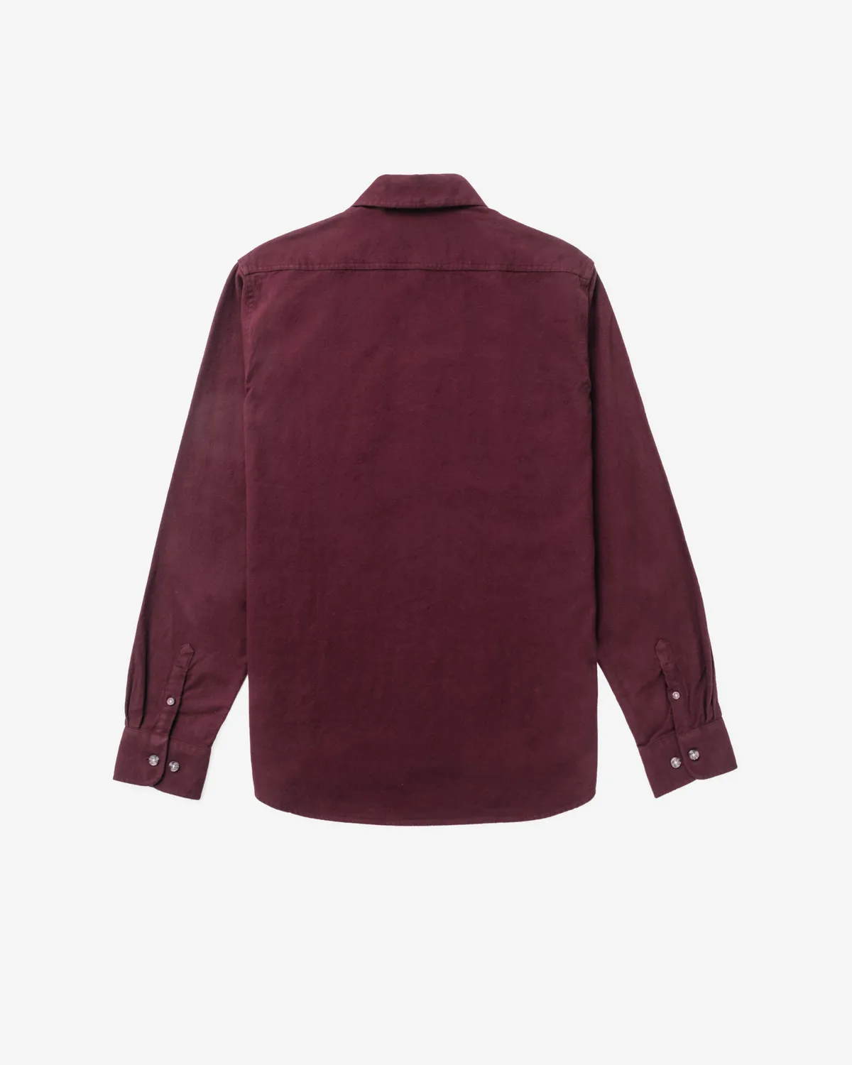 Schott NYC SH2120 flanellskjorte burgunder bomull