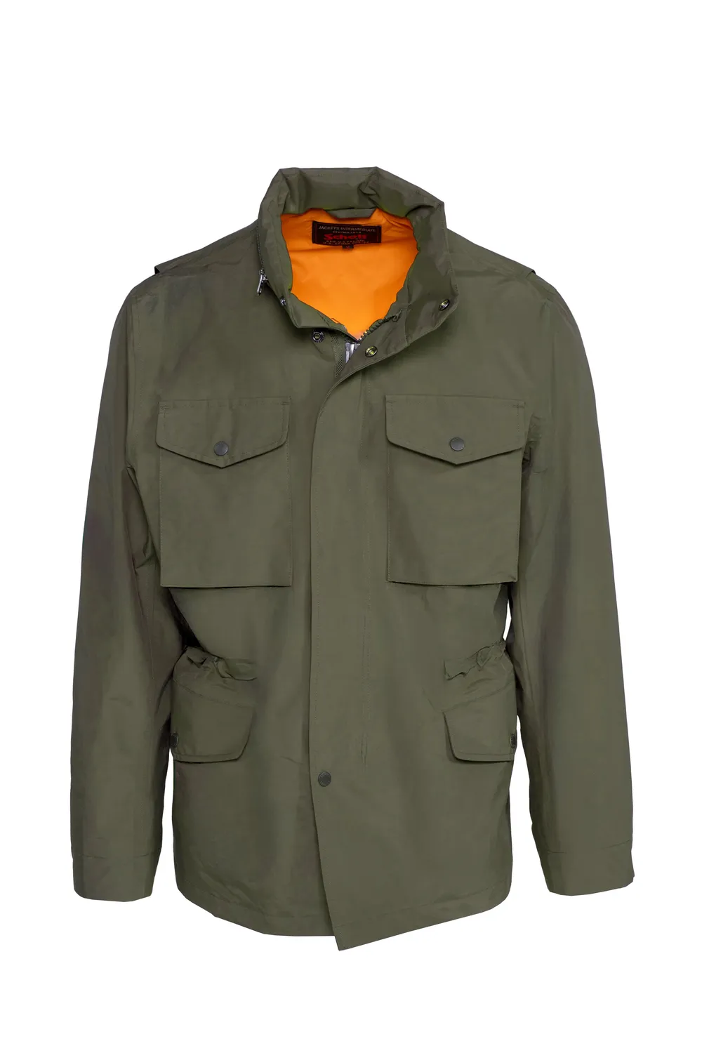Schott NYC M-65 8560 feltjakke oliven vanntett