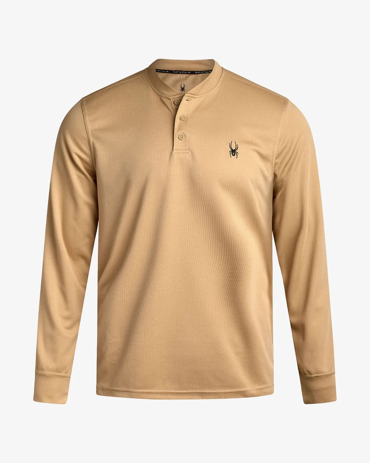 Spyder Thermal Henley langermet herre svart varm