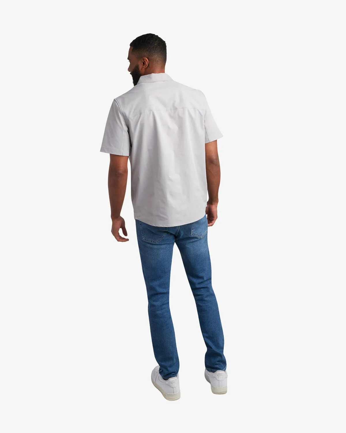 Spyder Ripstop polo Pewter – kortermet