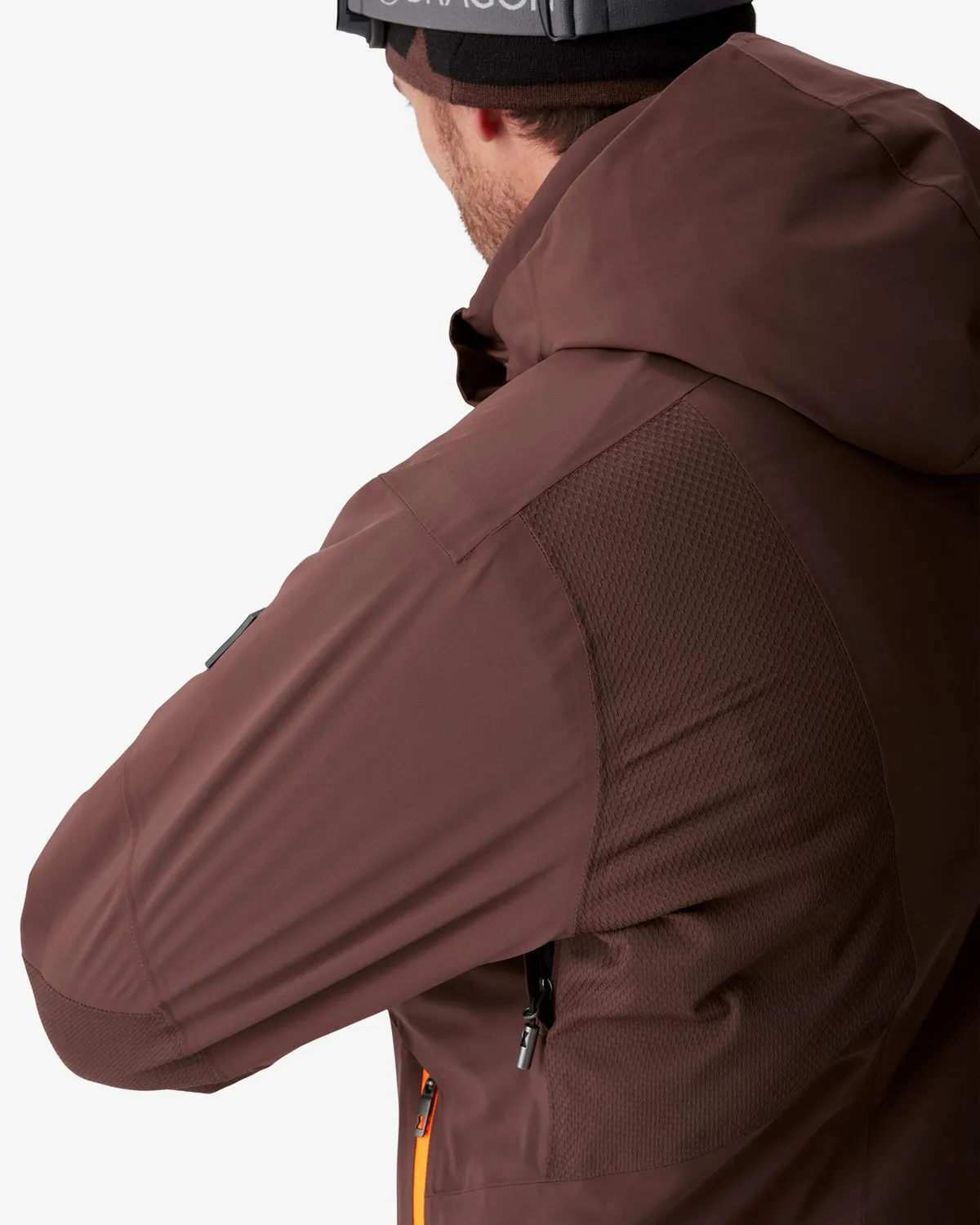 Spyder Alyeska skijakke herre Mocha vanntett