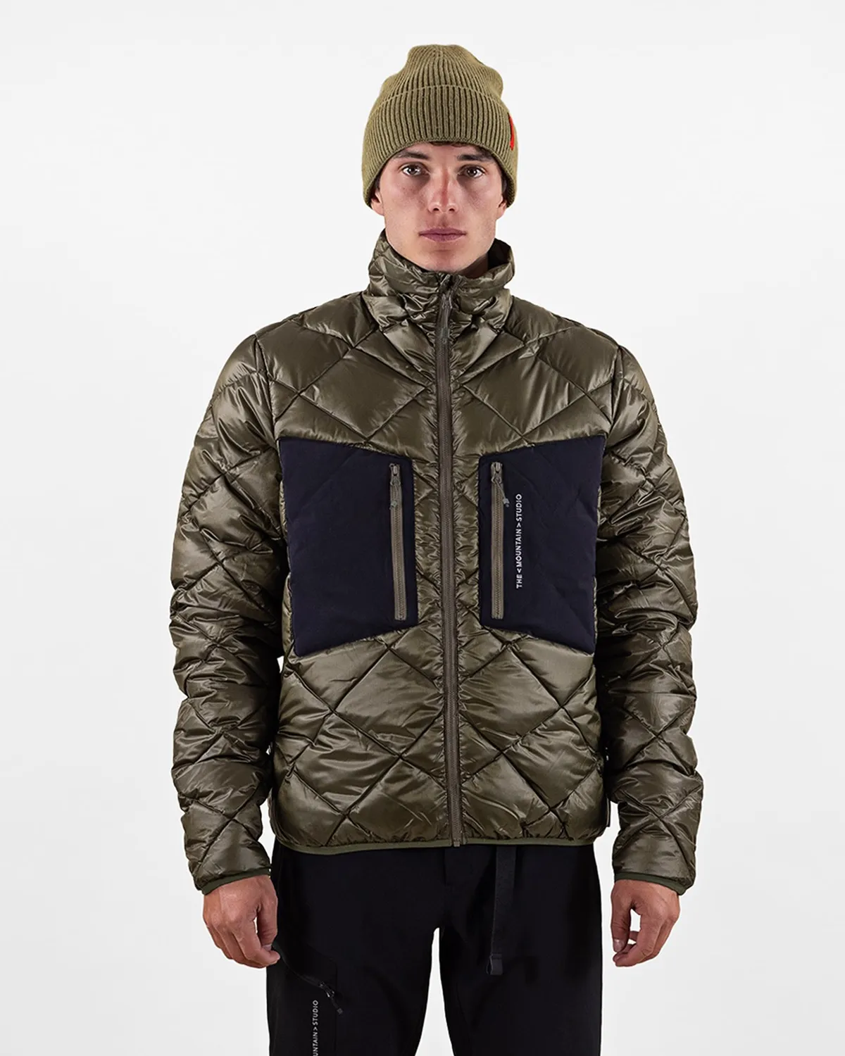 The Mountain Studio D-8 T dunjakke grønn 800 fill