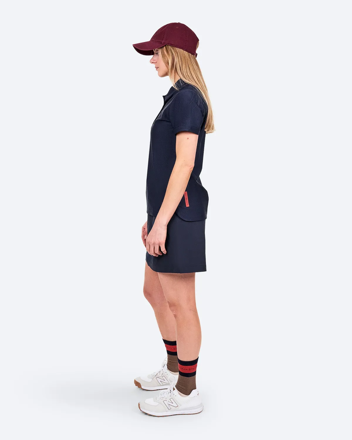 The Mountain Studio Q-13 W polo Sky Captain stretch