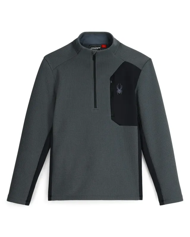 Spyder Bandit half-zip jakke herre slate blue fleece