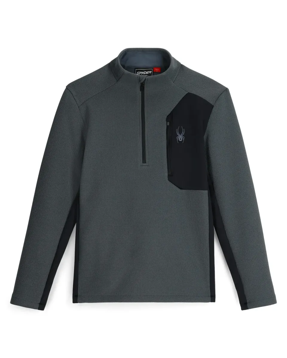 Spyder Bandit half-zip jakke herre slate blue fleece