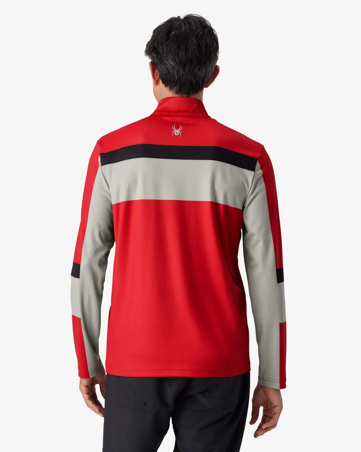Spyder Podium quarter zip genser herre rød