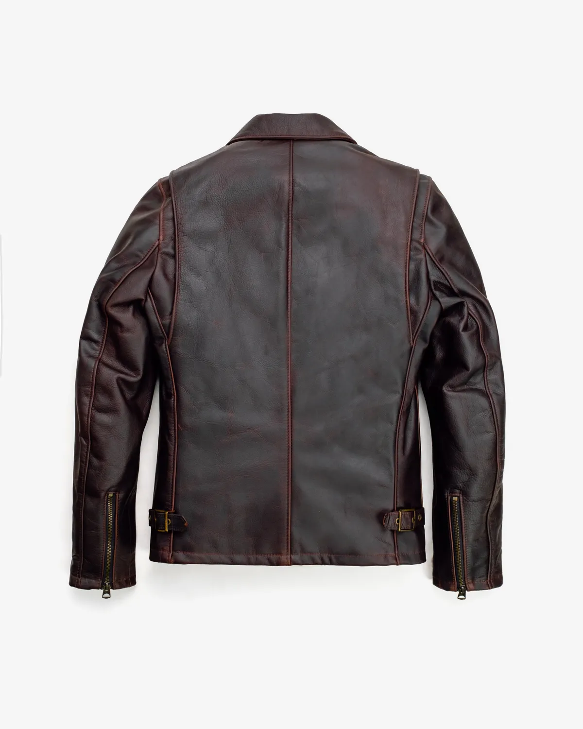 Schott NYC 557 skinnjakke brandy – burgunder cafe racer
