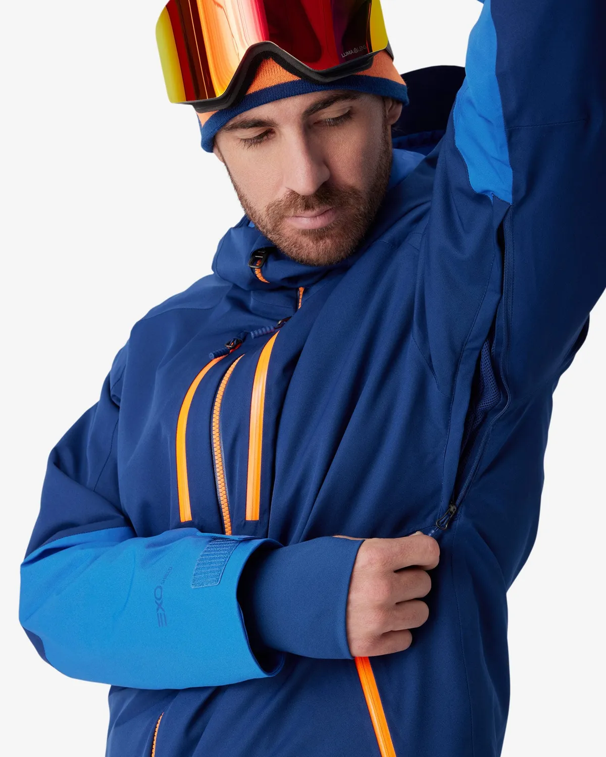 Spyder Davos skijakke Indigo vanntett 30K
