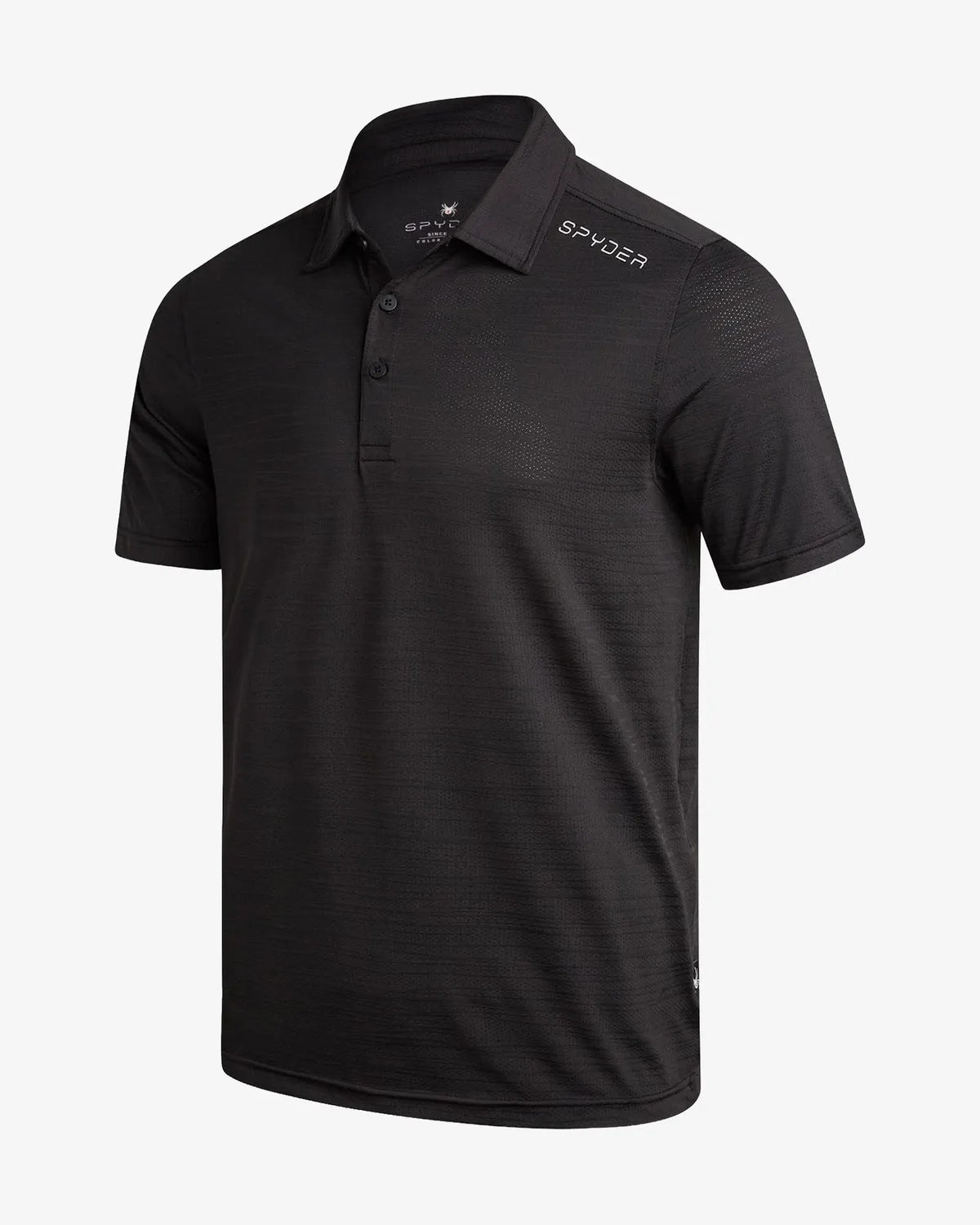 Spyder Jacquard polo herre svart pustende