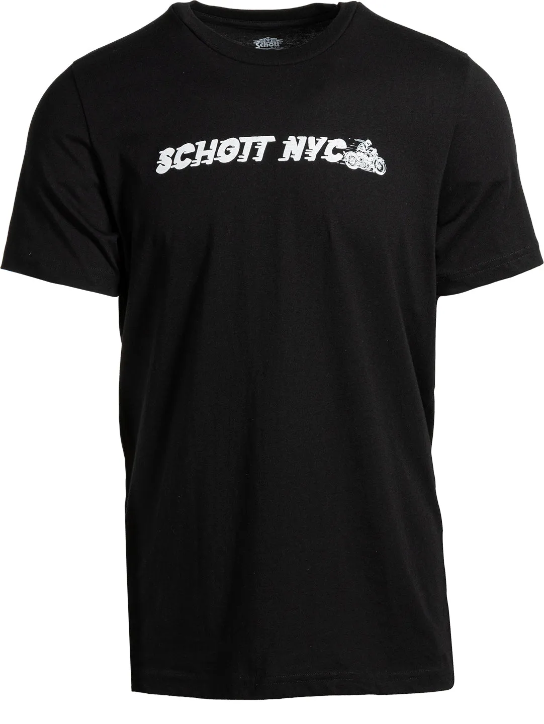 Schott NYC TNYC1 t-skjorte bomull hvit New York