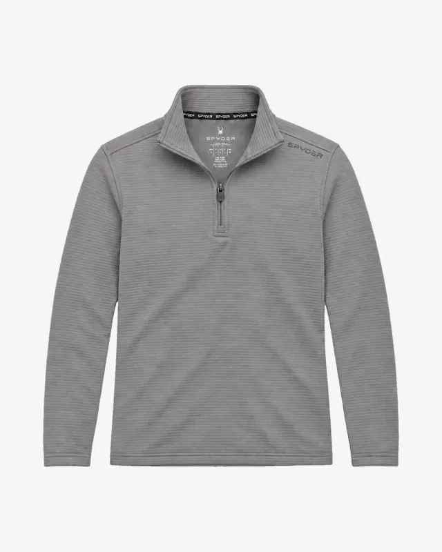 Spyder Cut & Sew fleecegenser quarter-zip smoke grey varm