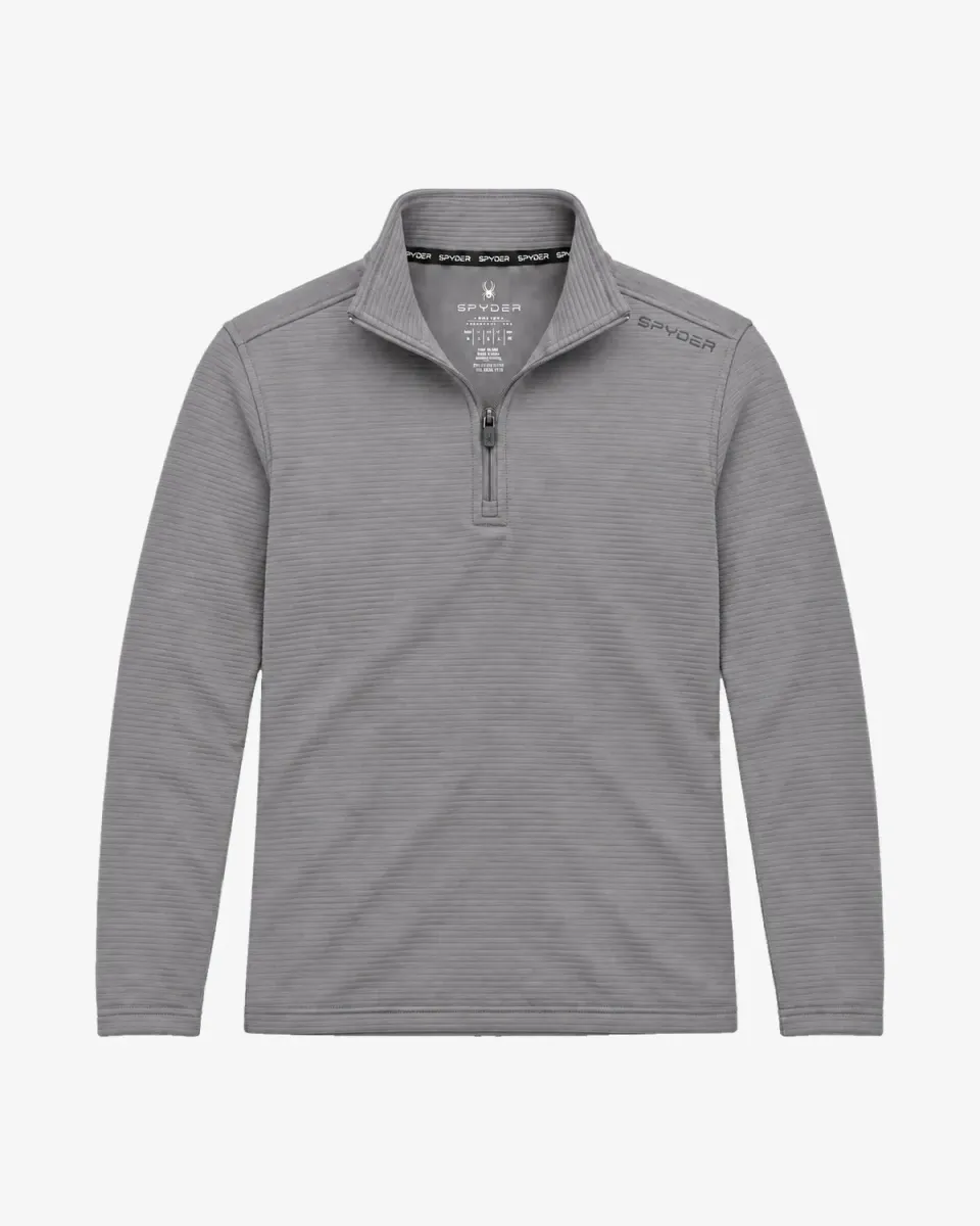 Spyder Cut & Sew fleecegenser quarter-zip smoke grey varm