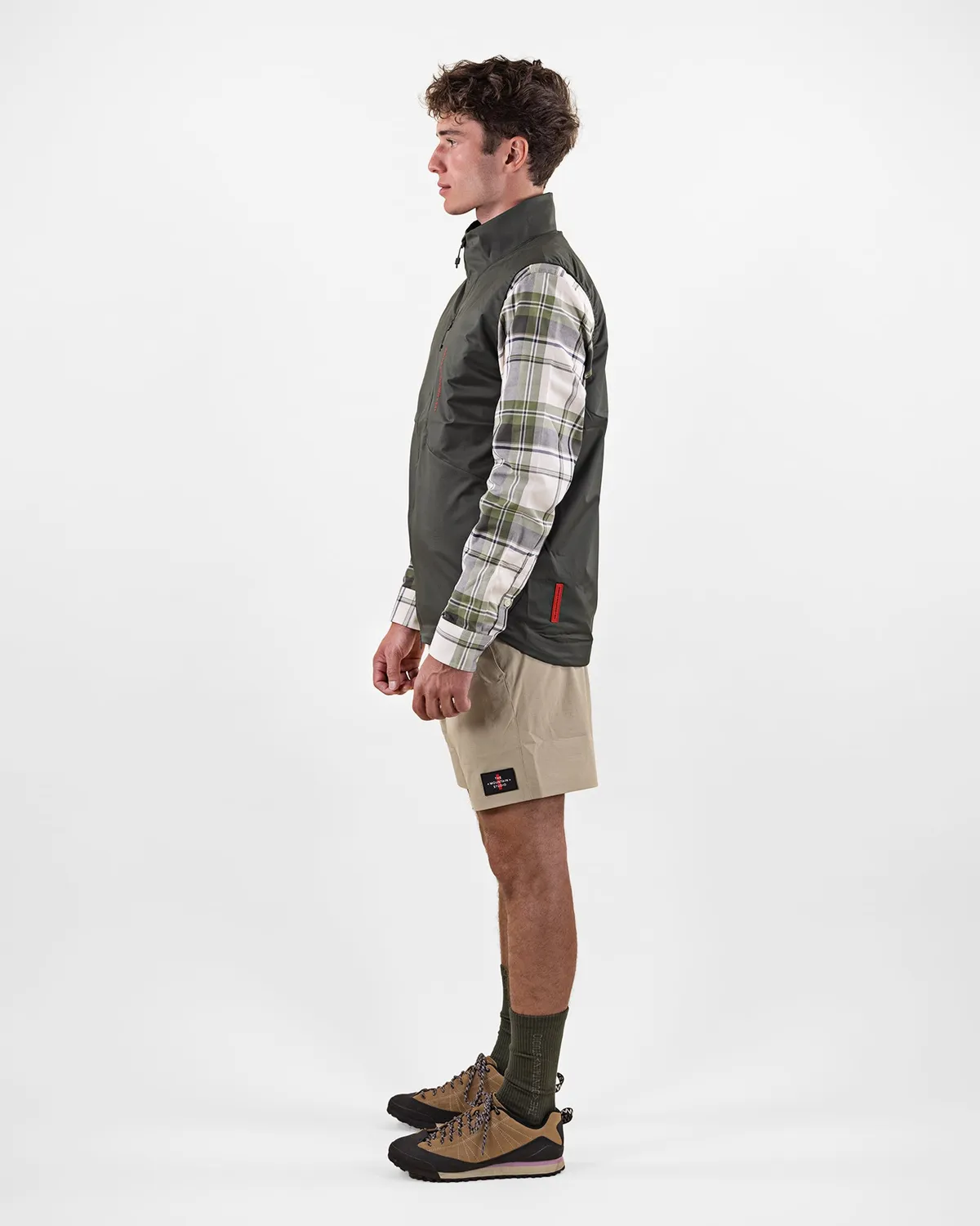 The Mountain Studio V-8 vindvest Forest Green vindtett