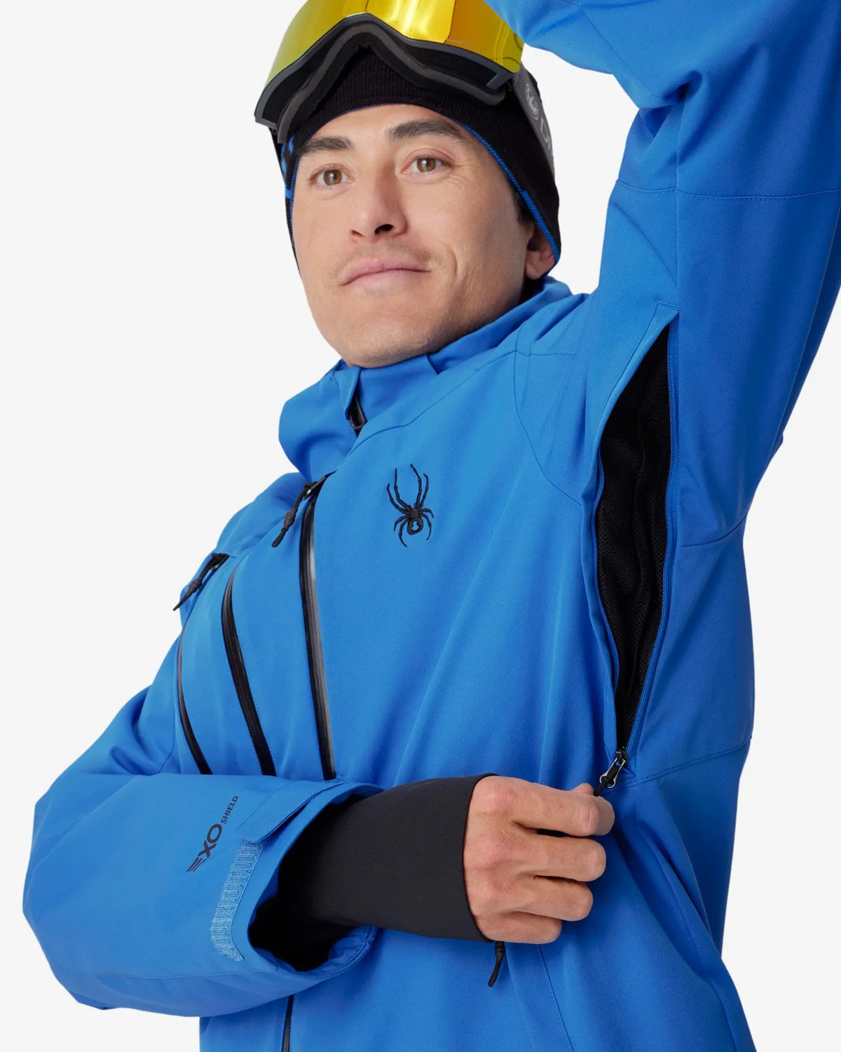 Spyder Rival skijakke herre Bold Blue vanntett 20K