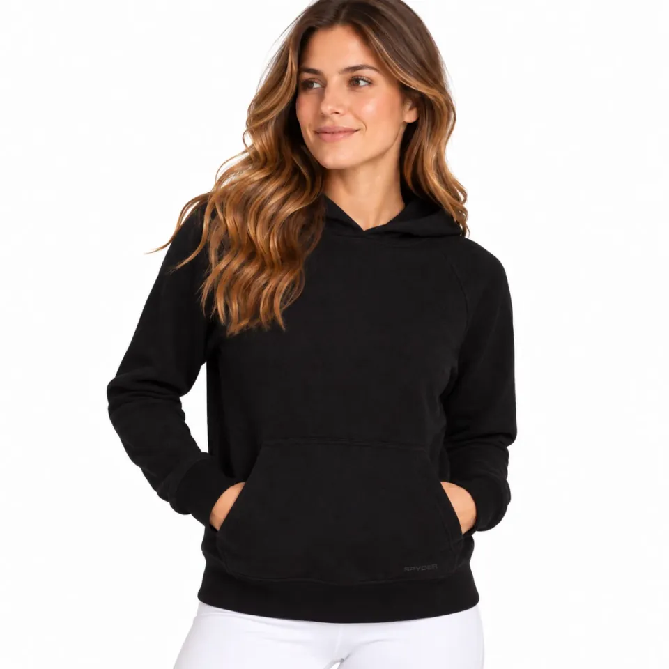 Spyder Terry Sweater Hoodie hettegenser svart varm