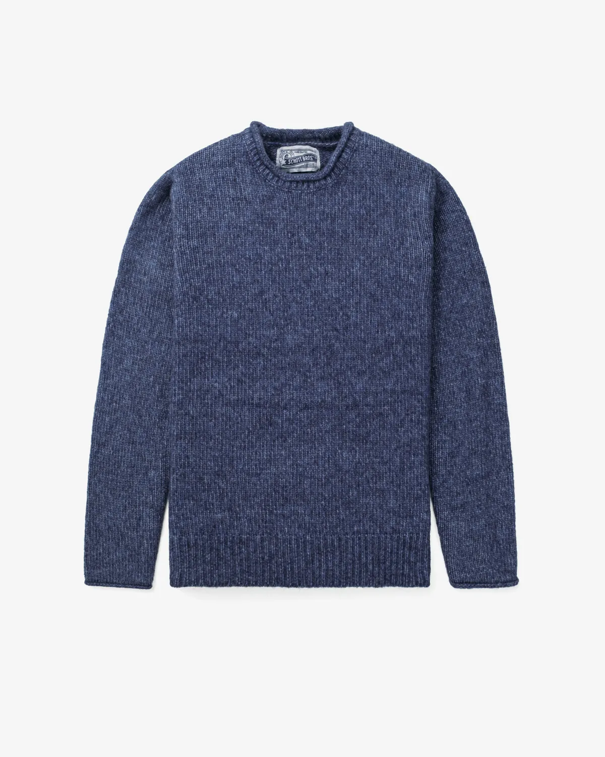 Schott NYC SW1932 genser Charcoal ullblanding