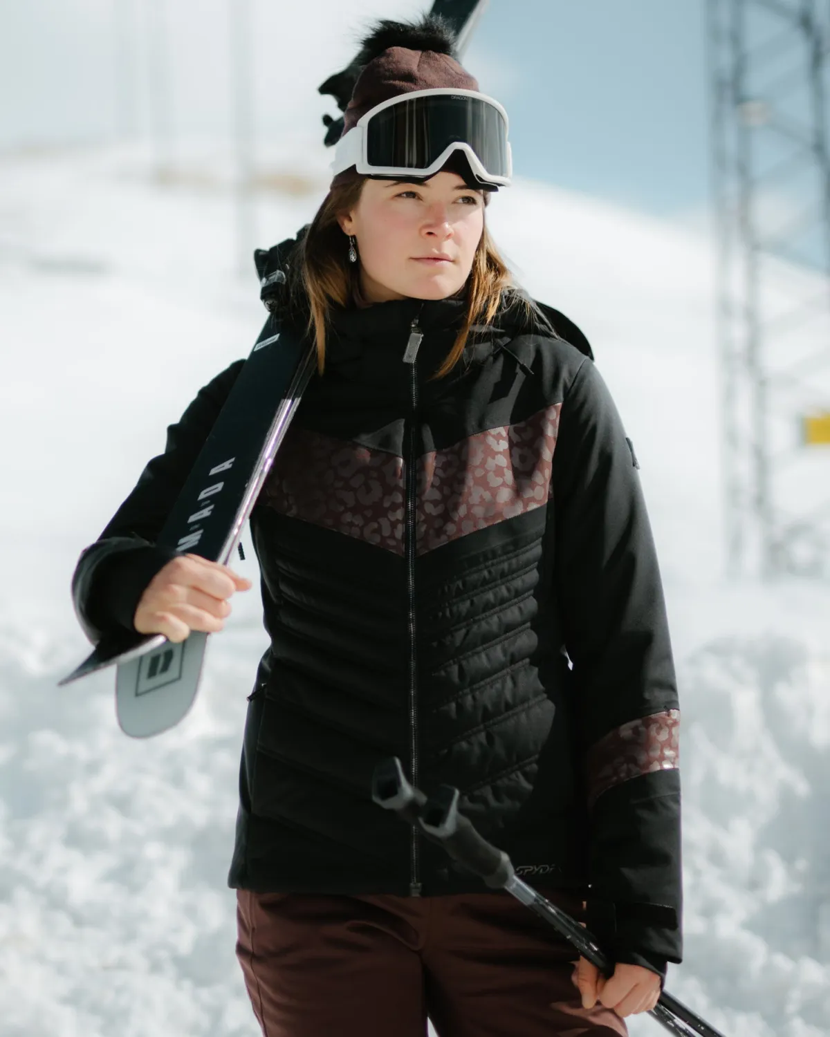 Spyder Primrose skijakke dame svart 30K vanntett