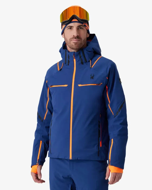 Spyder Monterosa skijakke indigo vanntett