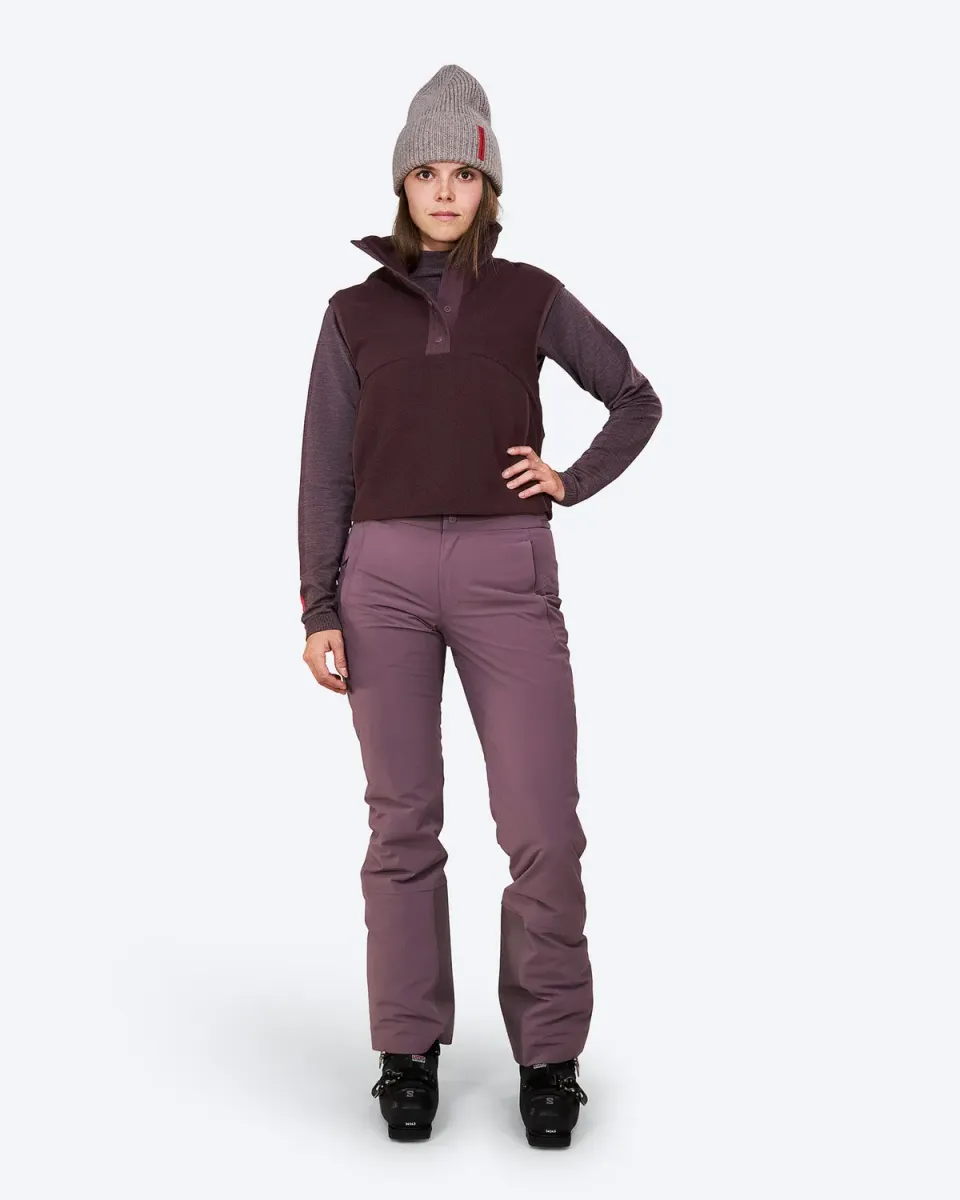 The Mountain Studio V-17 W vest Fudge microfleece