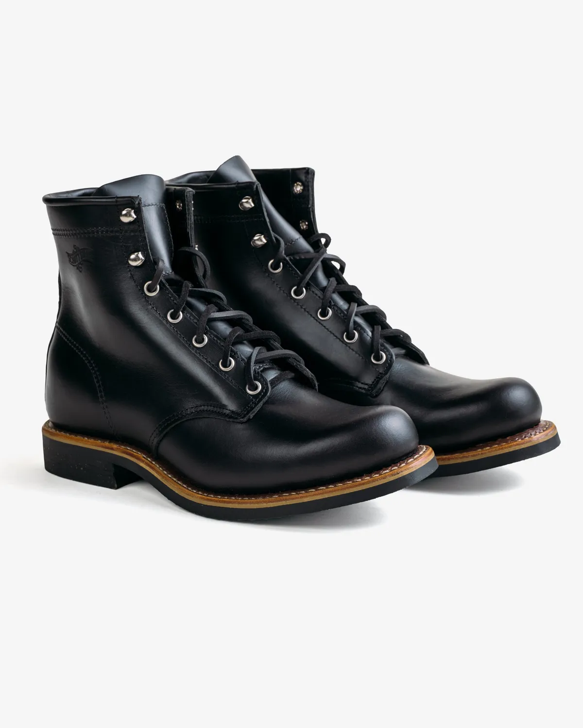 Schott NYC BT24 service boots svart 6" lær
