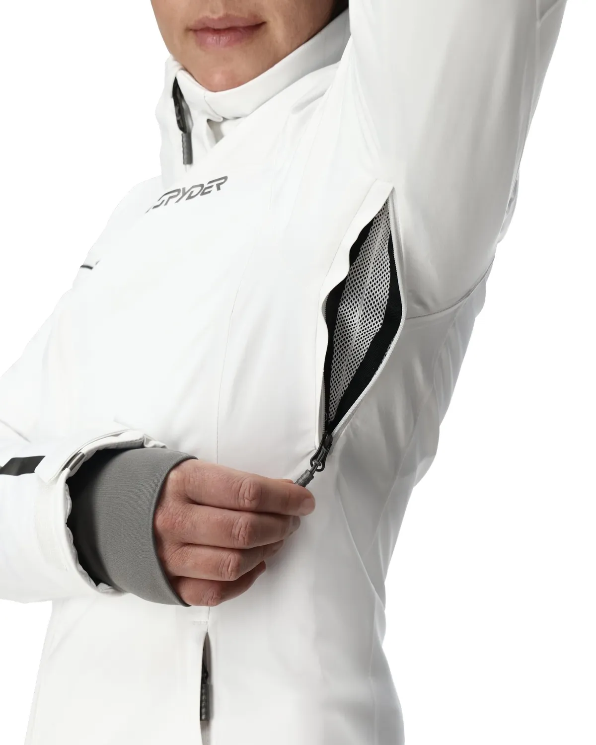 Spyder Titania skijakke dame hvit 30K