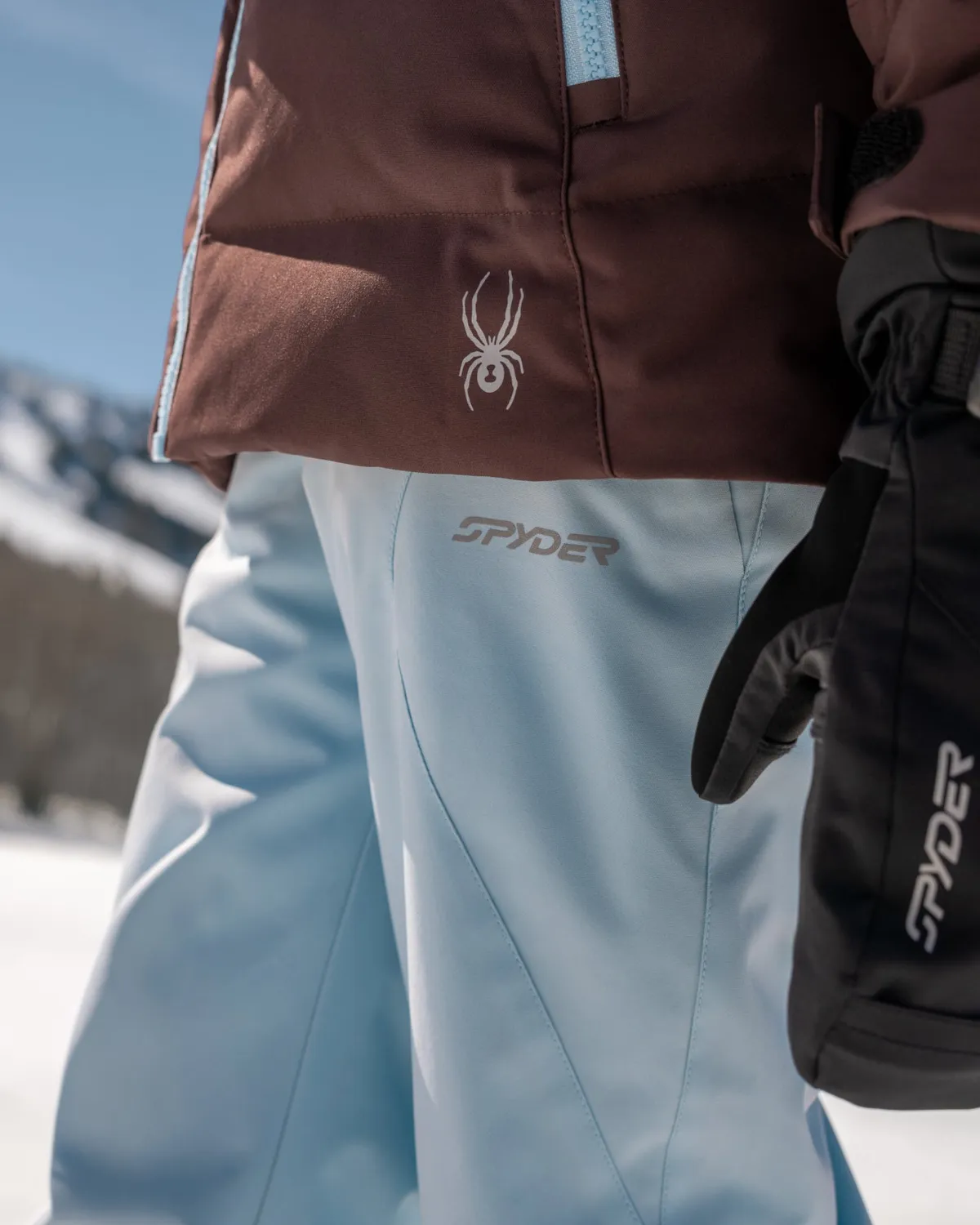 Spyder Olympia skibukse Cloudy Blue vanntett