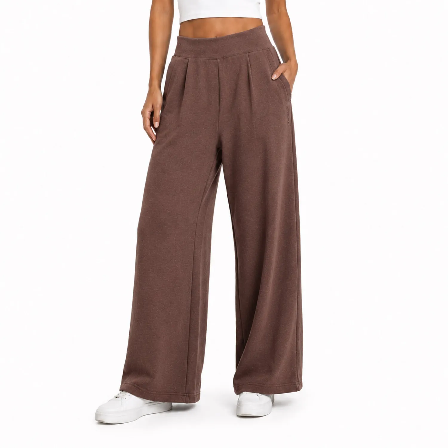 Spyder Corduroy Fleece Wide-Leg bukse dame svart myk