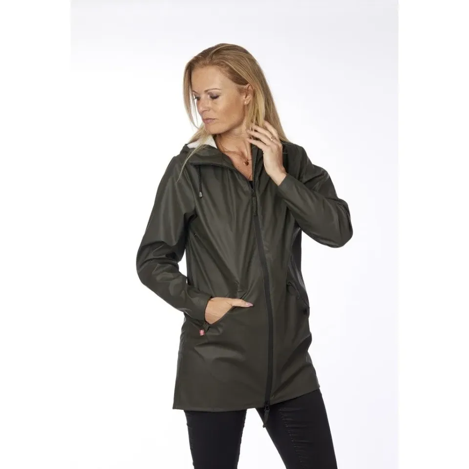 Danwear Lietha regnjakke Hunter green 5000mm