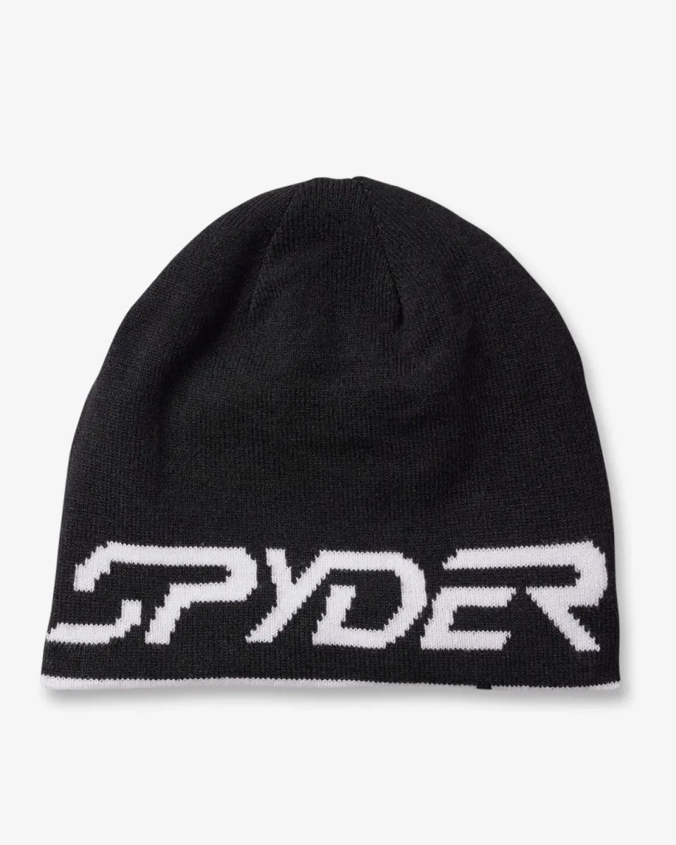 Spyder Innsbruck lue vendbar herre svart resirkulert
