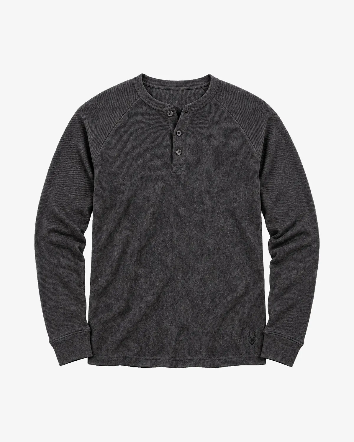 Spyder Corduroy Fleece henley herre svart varm