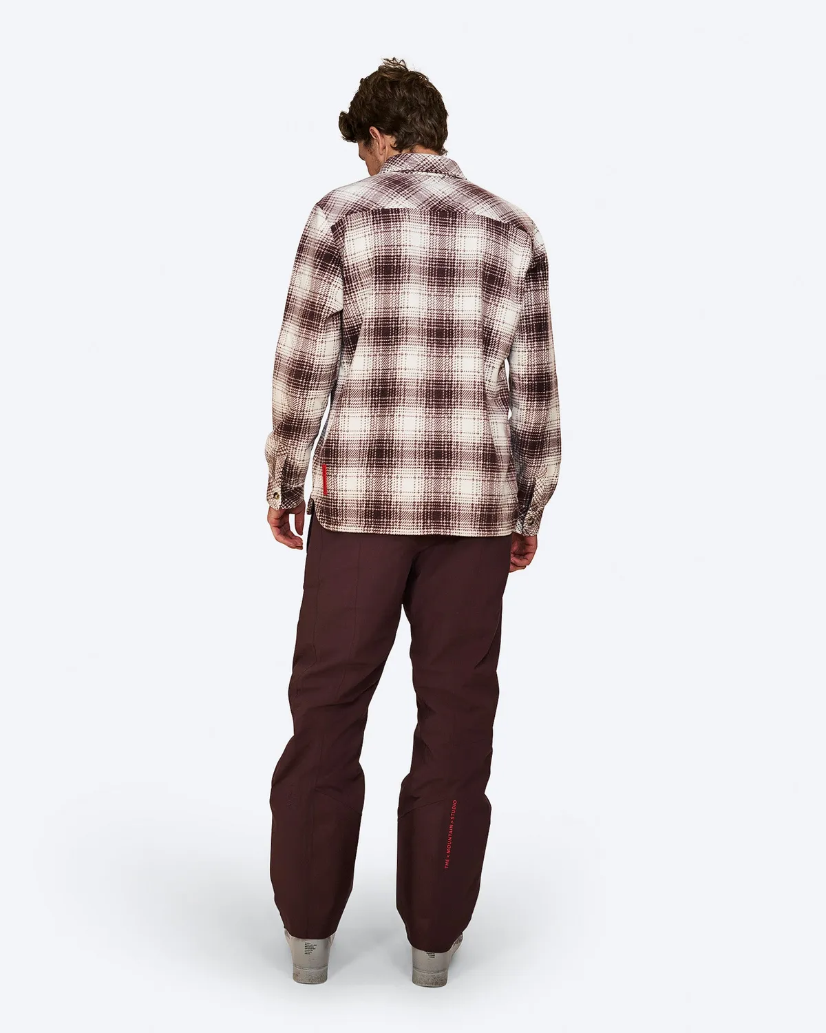 The Mountain Studio G-12 skjorte fudge rutet microfleece