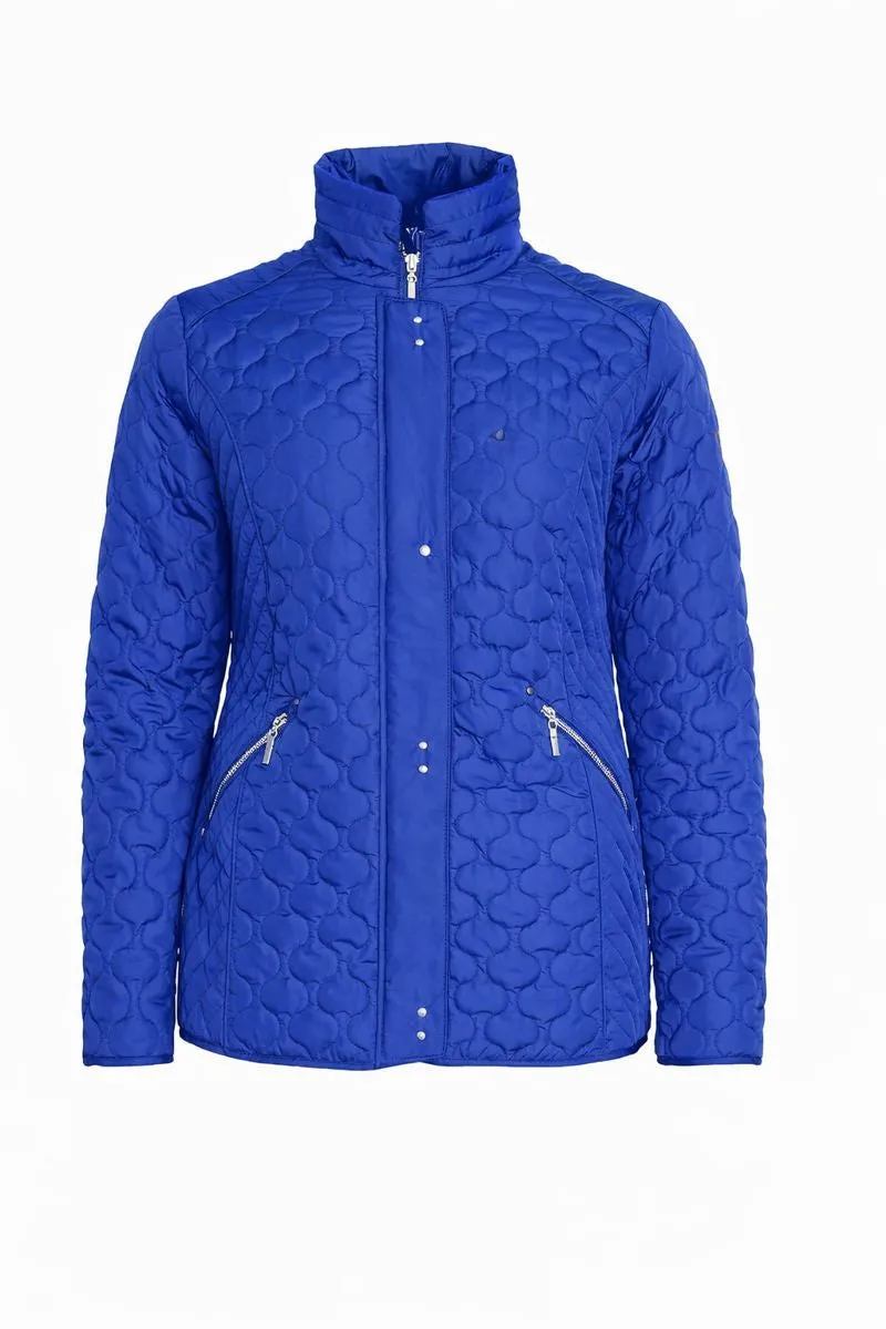 Danwear Ingelise quiltet jakke cobalt dame