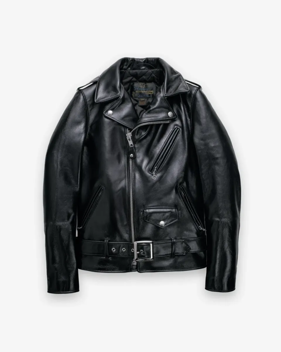 Schott NYC 613SH Perfecto skinnjakke svart hesteskinn