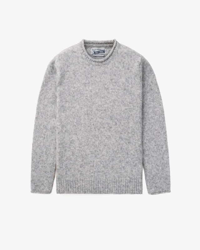 Schott NYC SW1932 genser Charcoal ullblanding