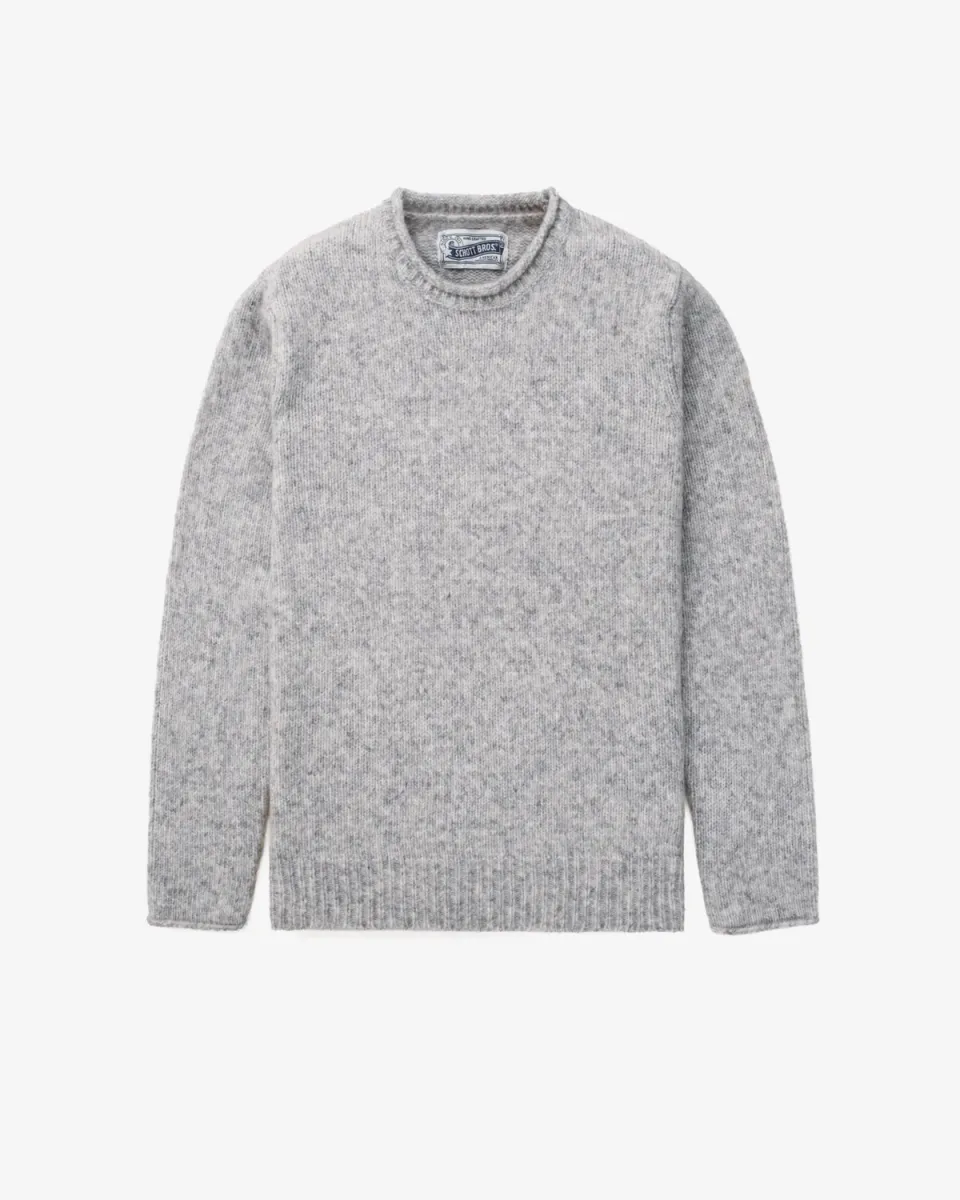 Schott NYC SW1932 genser Charcoal ullblanding