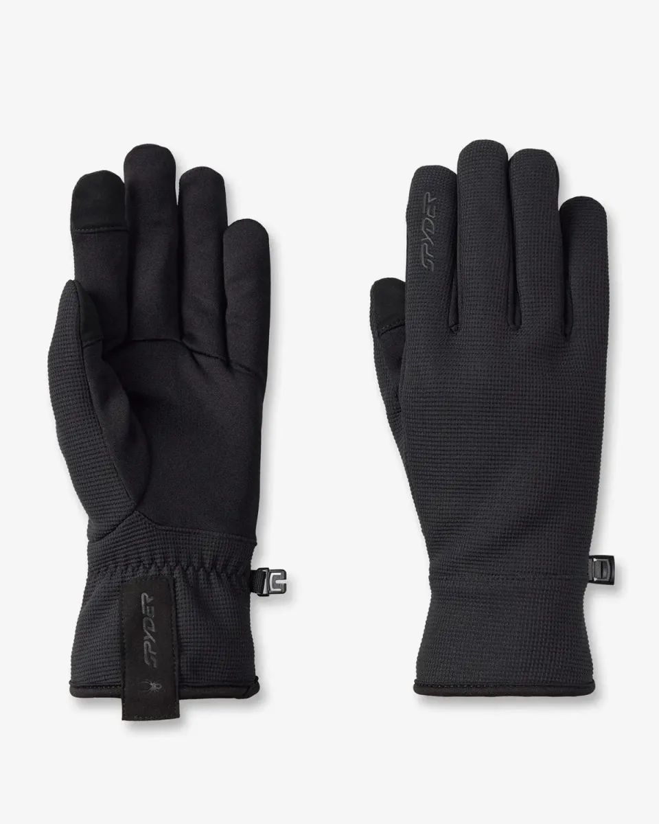 Spyder Bandit fleecehansker herre svart touch