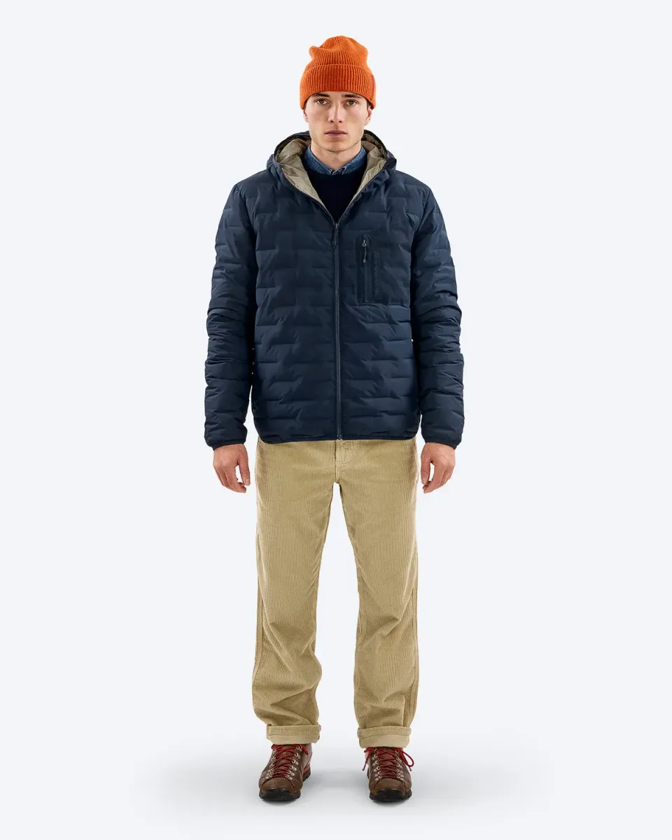 The Mountain Studio D-3 RL vendbar dunjakke 750 Sky Captain