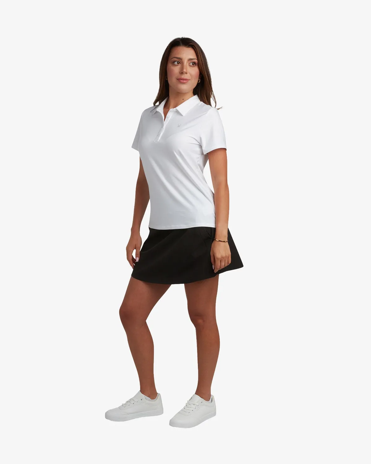 Spyder Weekender poloskjorte dame hvit stretch