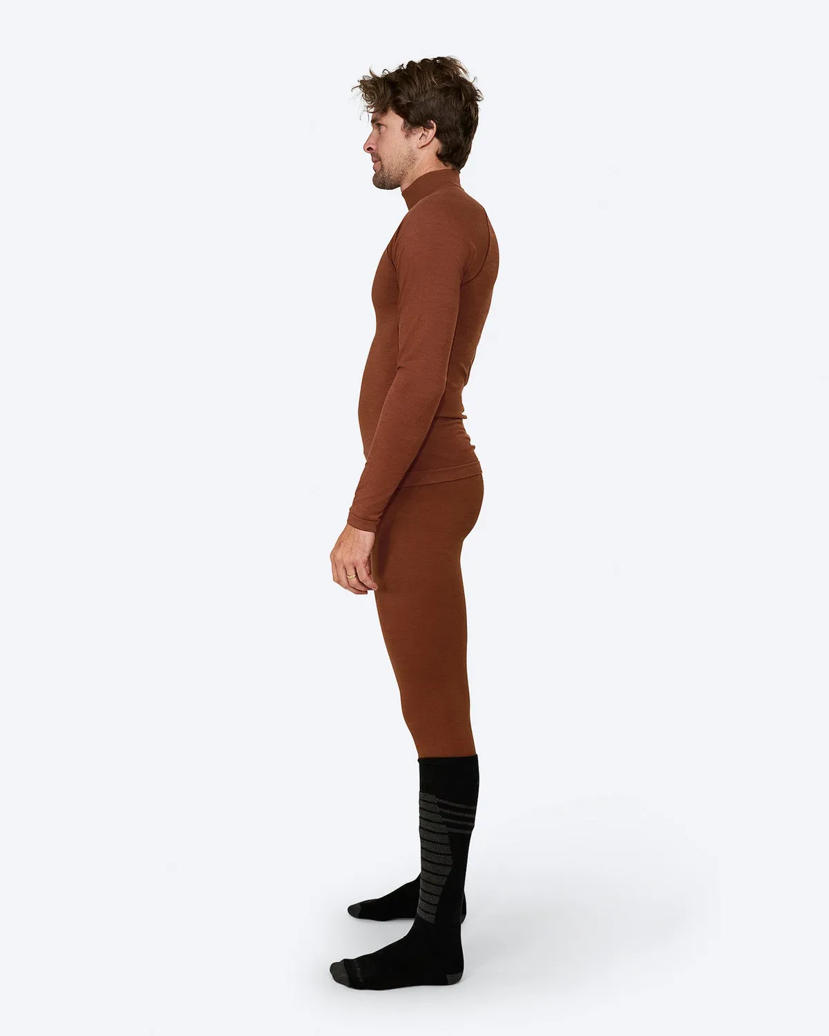 The Mountain Studio U-7 Seamless ulltrøye Smoked Paprika merino